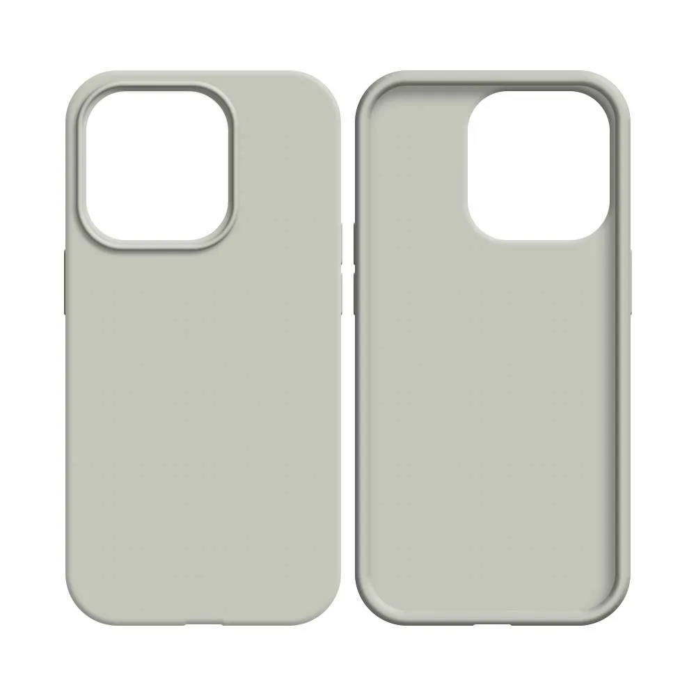 Coque Silicone Compatible pour Apple iPhone 14 Pro Blanc — vue 2