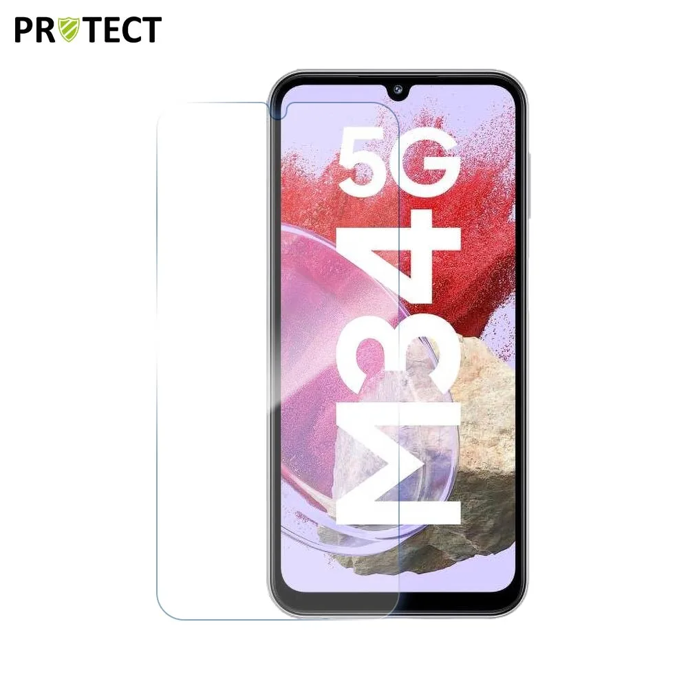 Verre Trempé Classique PROTECT pour Samsung Galaxy M34 5G M346 Transparent