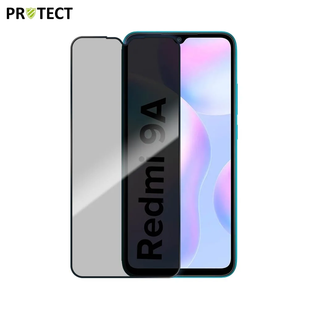 Verre Trempé PRIVACY PROTECT pour Xiaomi Redmi 9A Transparent