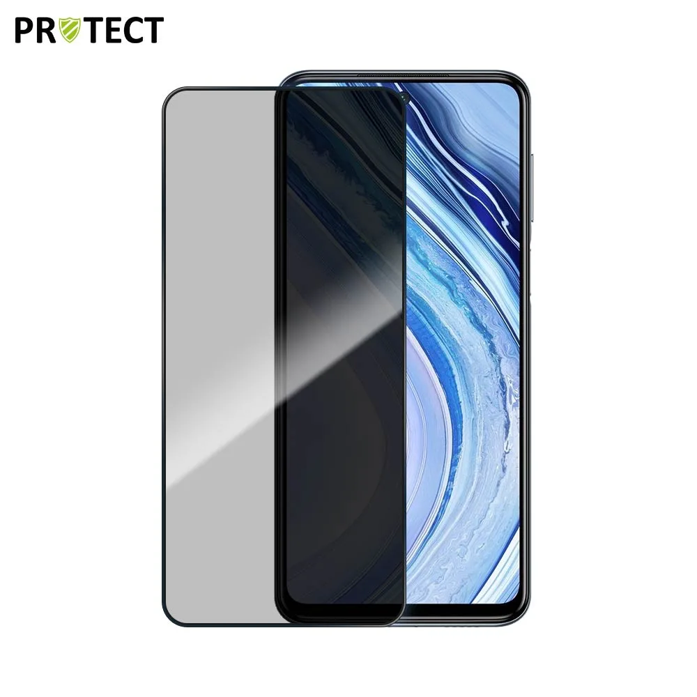Verre Trempé PRIVACY PROTECT pour Xiaomi Redmi Note 9S Transparent
