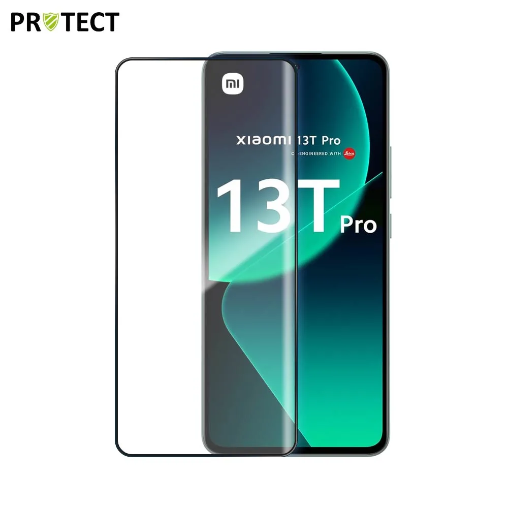 Verre Trempé Intégral PROTECT pour Xiaomi 13T & 13T Pro Noir