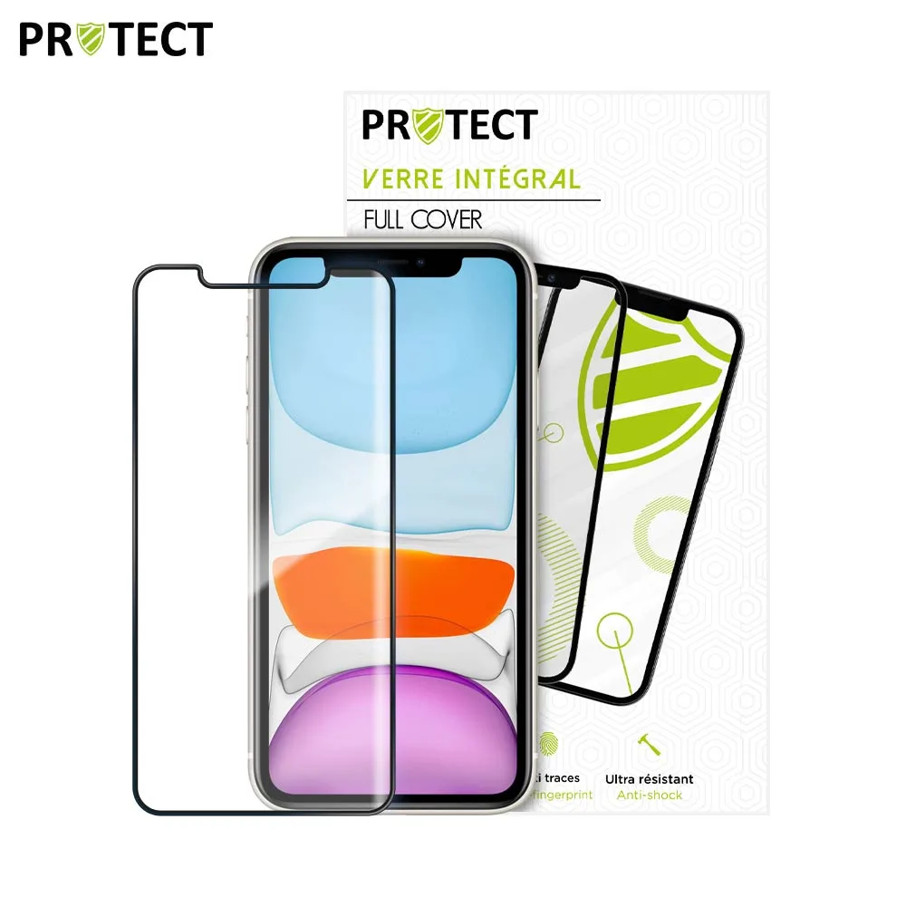 Verre Trempé Intégral PROTECT pour Apple iPhone 11 & XR Noir — vue 2