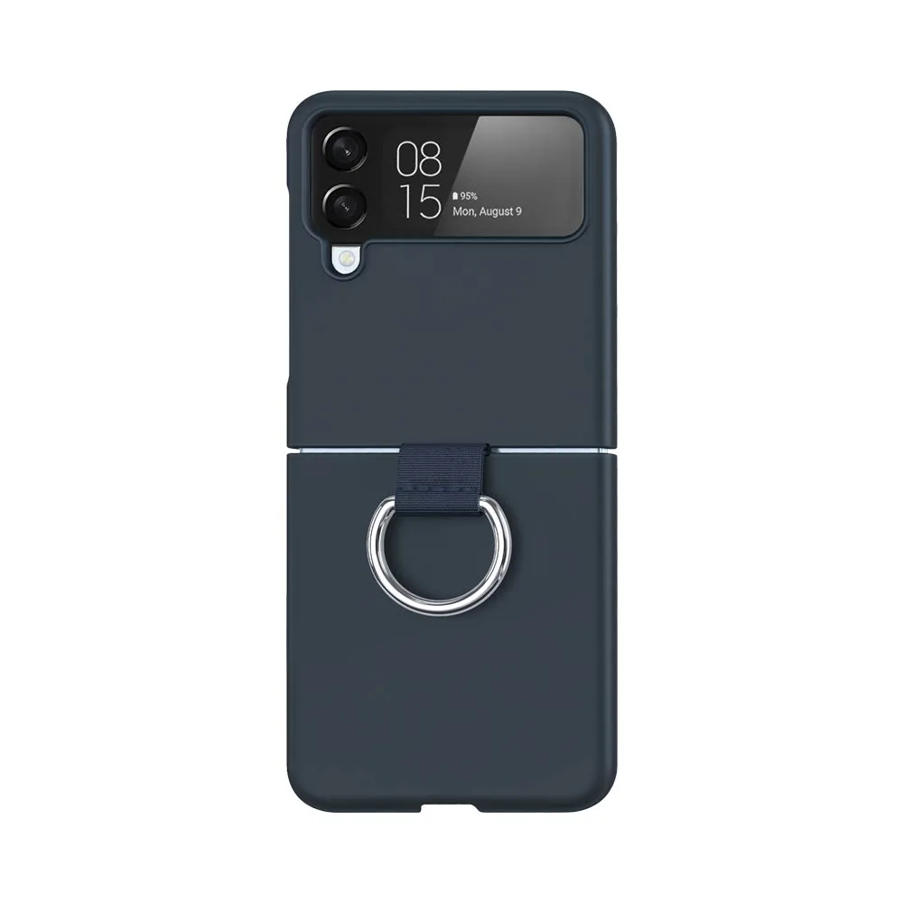Coque de Protection avec Anneau Z-FL2 Samsung Galaxy Z Flip 4 5G F721 Bleu