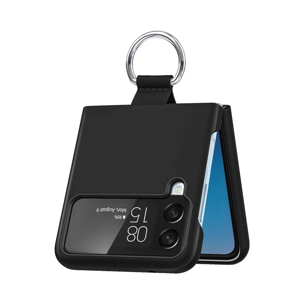 Coque de Protection avec Anneau Z-FL2 Samsung Galaxy Z Flip 4 5G F721 Noir — vue 2