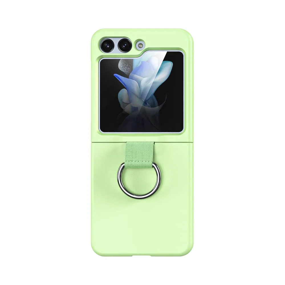 Coque de Protection avec Anneau Z-FL2 Samsung Galaxy Z Flip 5 5G F731 Vert Clair