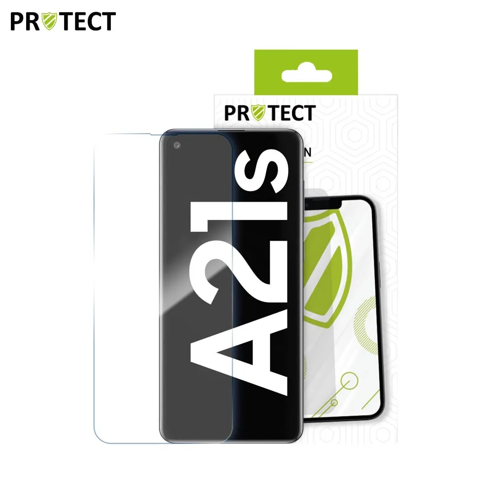 Verre Trempé Classique PROTECT pour Samsung Galaxy A21S A217F Transparent — vue 2