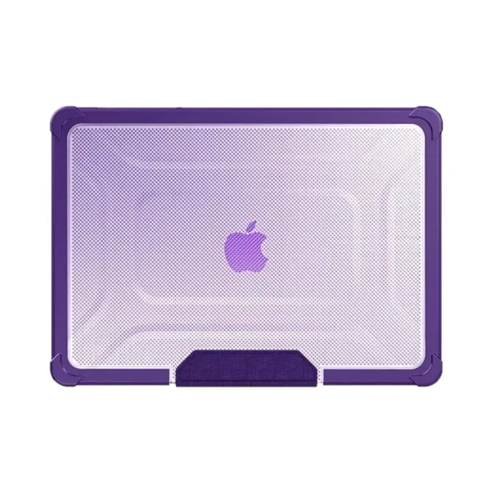 Coque de Protection Renforcée avec Support Apple MacBook Pro 14" A2442 & A2779 Violet