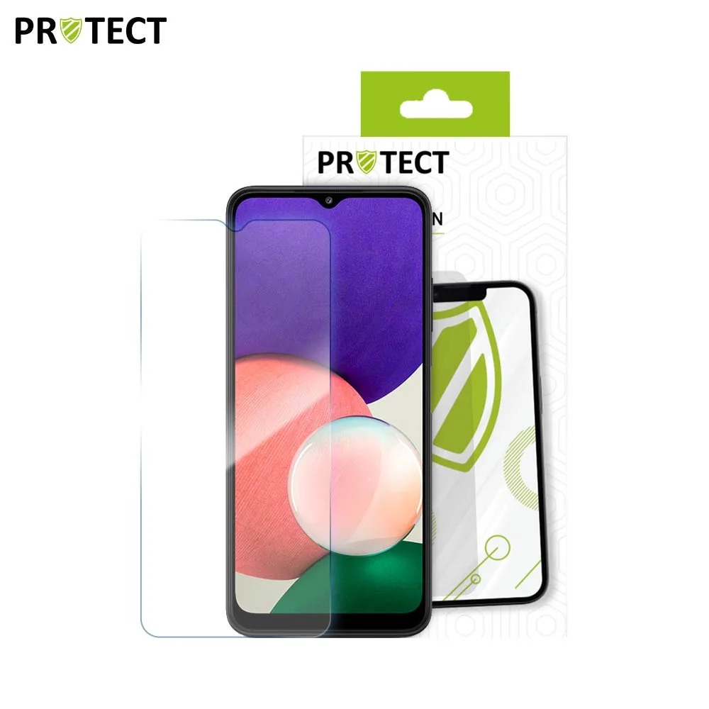 Verre Trempé Classique PROTECT pour Samsung Galaxy A22 5G A226B Transparent — vue 2