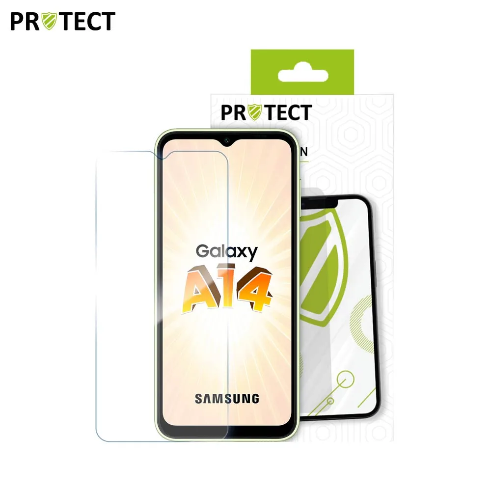 Verre Trempé Classique PROTECT pour Samsung Galaxy A14 5G A146P Transparent — vue 2