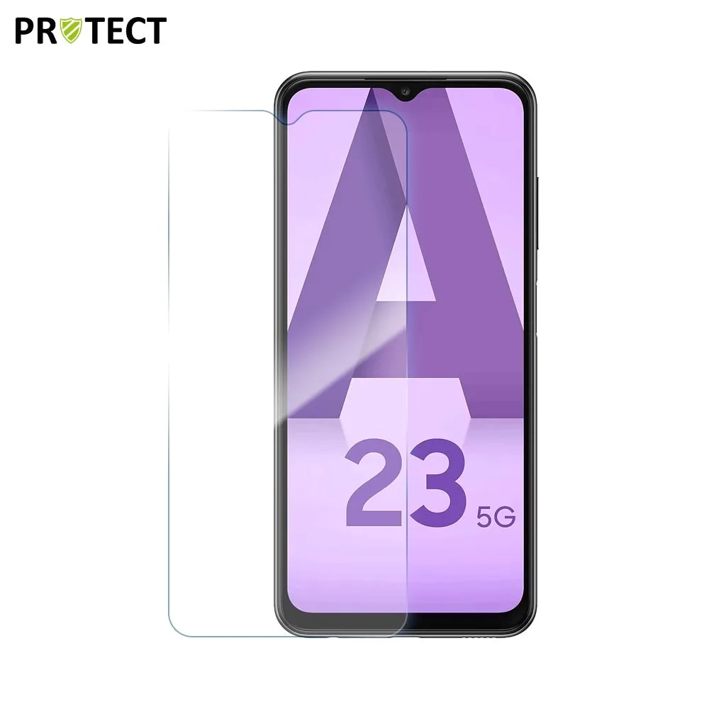 Verre Trempé Classique PROTECT pour Samsung Galaxy A23 5G A236 & A23 4G A235 Transparent