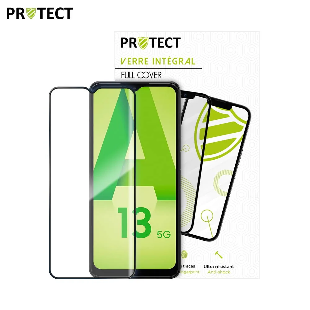 Verre Trempé Intégral PROTECT pour Samsung Galaxy A13 5G A136 Noir — vue 2