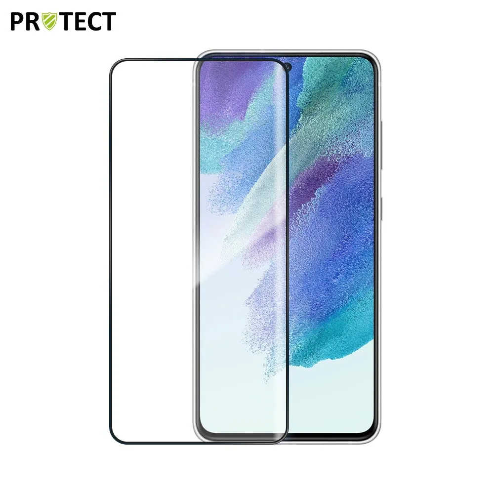 Verre Trempé Intégral PROTECT pour Samsung Galaxy S21 FE G990 Noir
