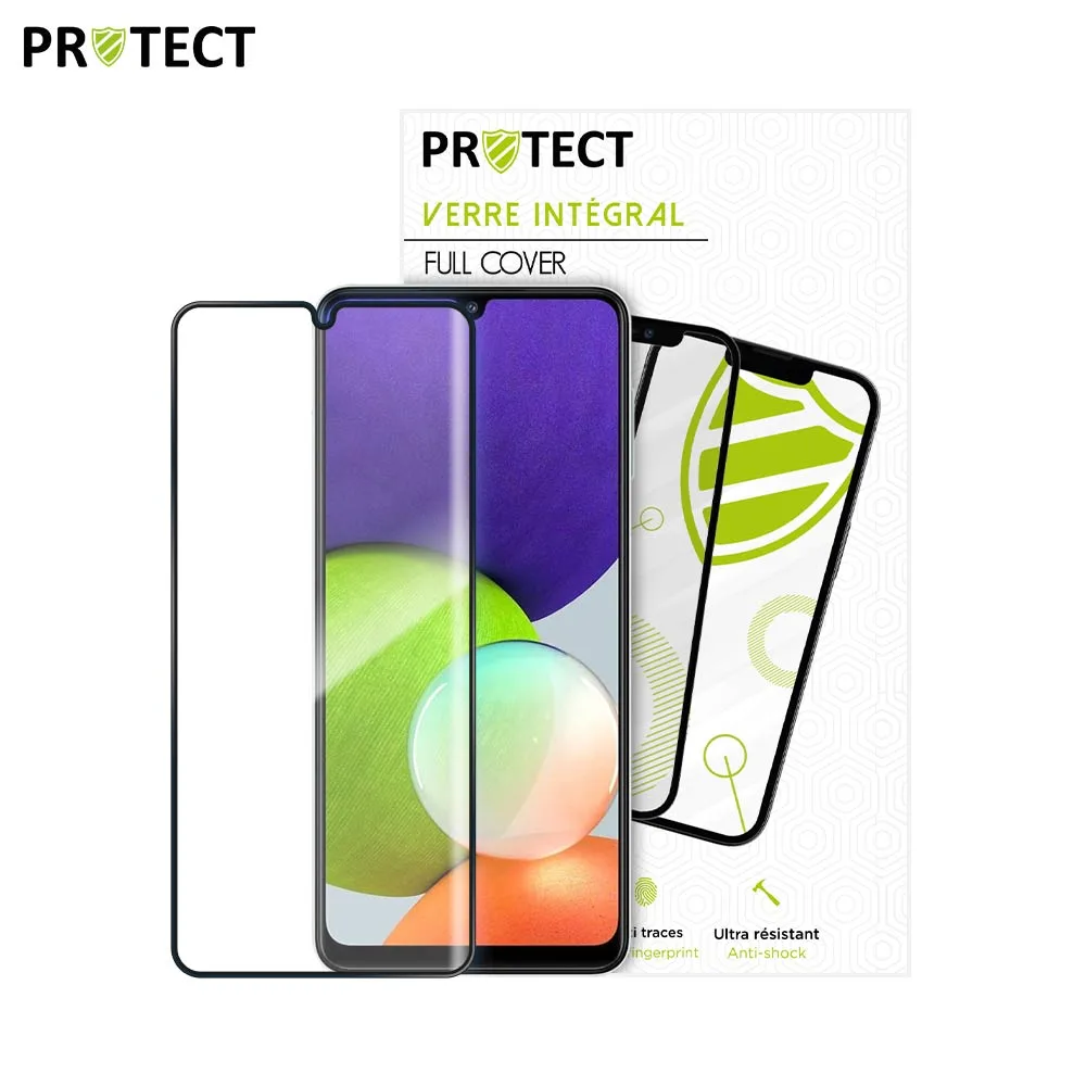 Verre Trempé Intégral PROTECT pour Samsung Galaxy A22 4G A225 Noir — vue 2