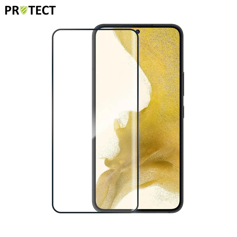 Verre Trempé Intégral PROTECT pour Samsung Galaxy S22 S901 Noir