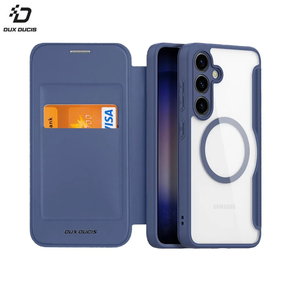Housse de Protection Skin X Pro Dux Ducis pour Samsung Galaxy S24 5G S921 MagSafe Bleu