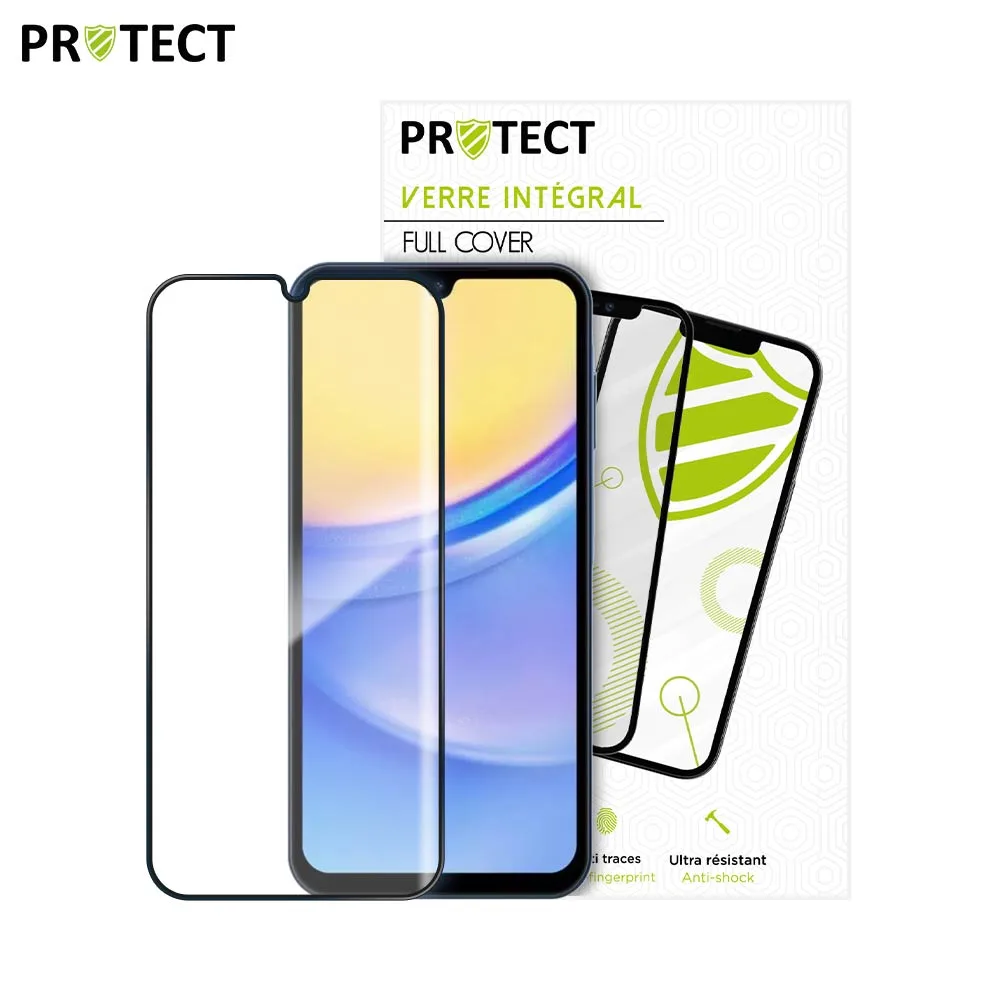 Verre Trempé Intégral PROTECT pour Samsung Galaxy A15 5G A156B Noir — vue 2