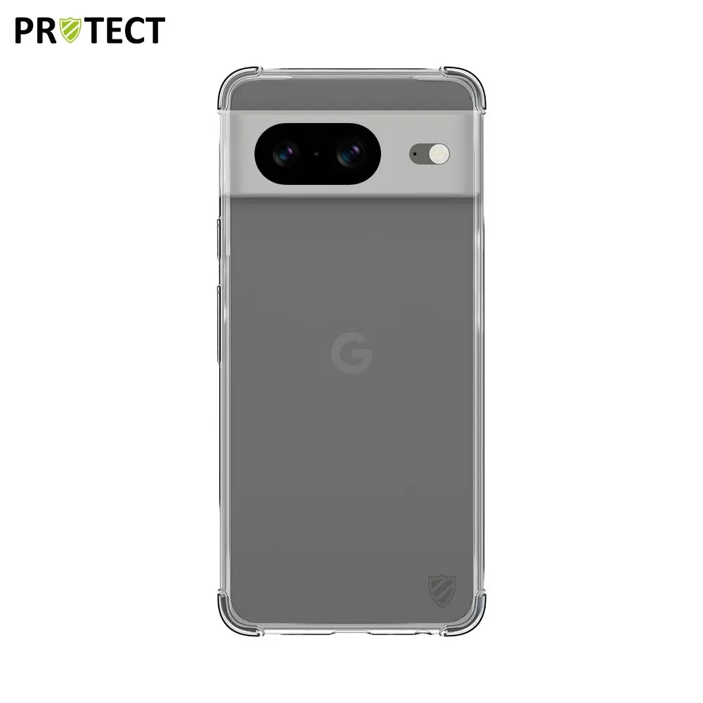 Coque Silicone Renforcée PROTECT pour Google Pixel 8 Transparent — vue 2