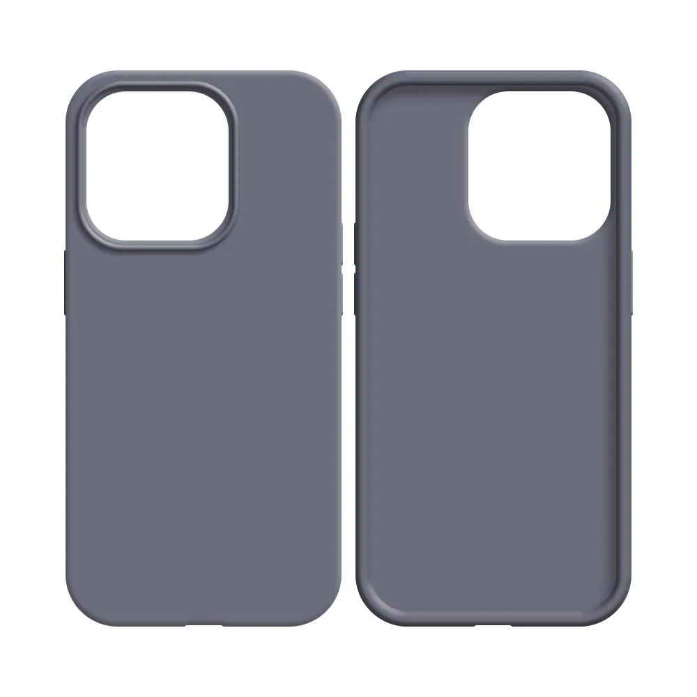 Coque Silicone Compatible pour Apple iPhone 13 Bleu Pastel