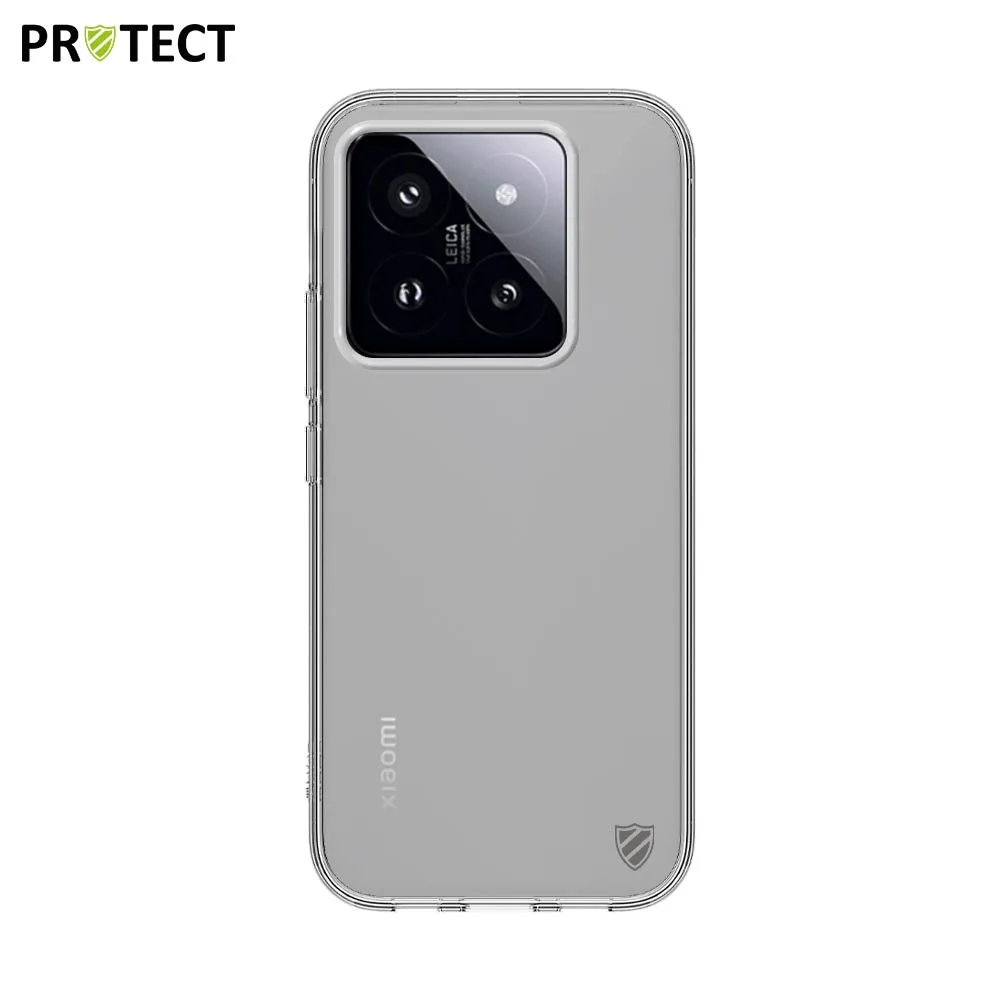 Coque Silicone PROTECT pour Xiaomi 14 Pro Transparent — vue 2