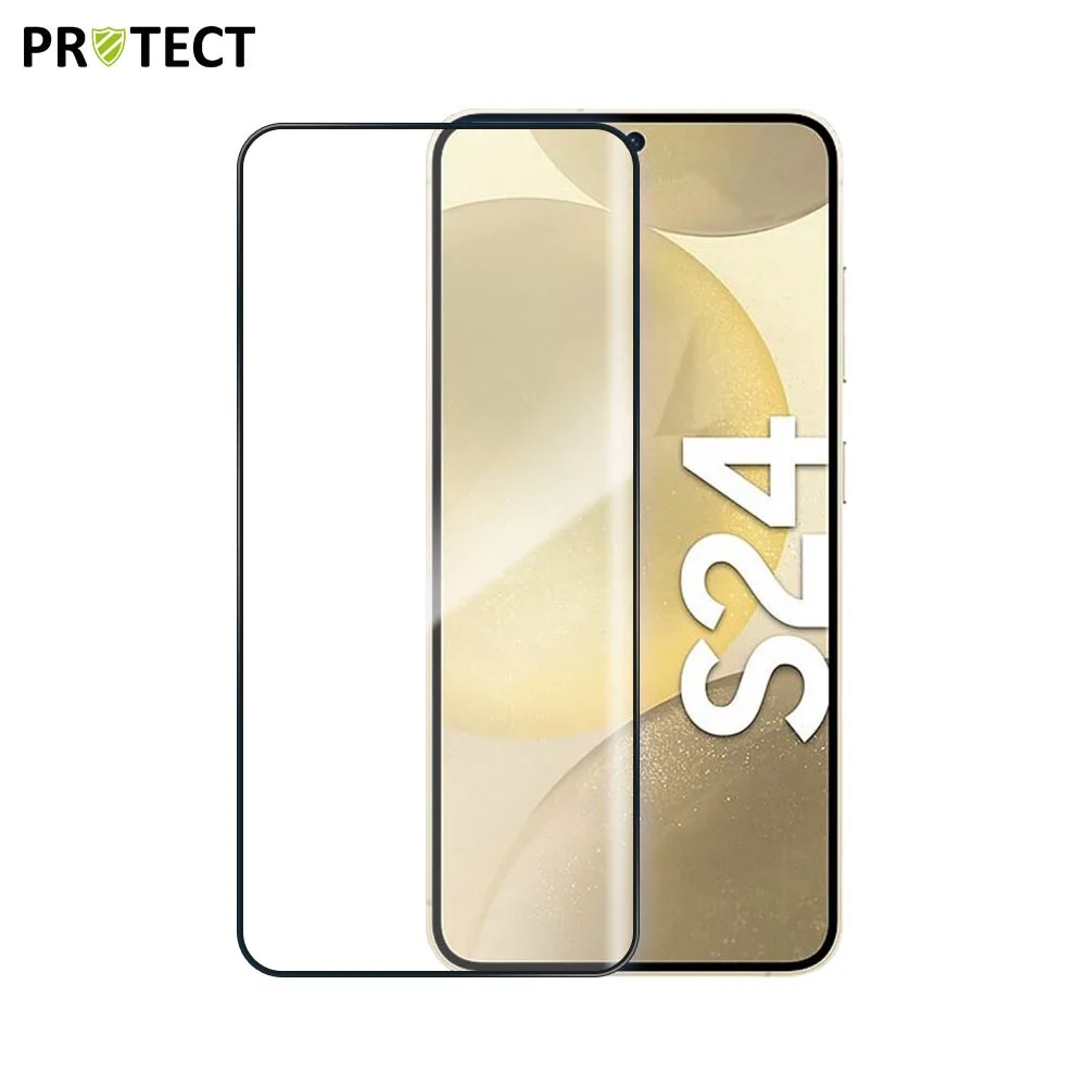 Verre Trempé Intégral PROTECT pour Samsung Galaxy S24 5G S921 Noir
