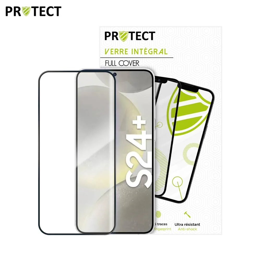 Verre Trempé Intégral PROTECT pour Samsung Galaxy S24 Plus 5G S926 Noir — vue 2