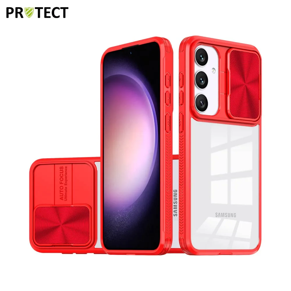 Coque de Protection IE027 PROTECT pour Samsung Galaxy S24 5G S921 Rouge