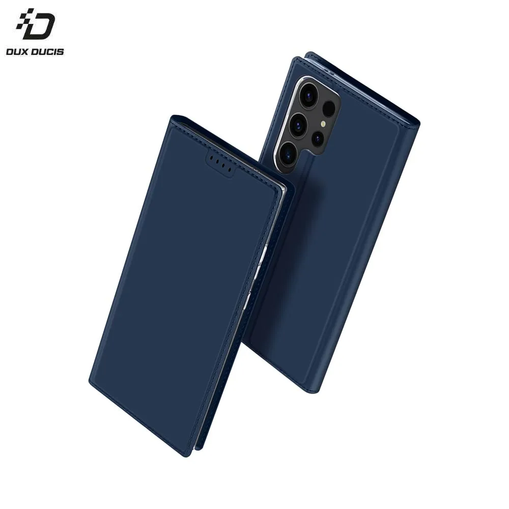 Housse de Protection Skin Pro Dux Ducis pour Samsung Galaxy S24 Ultra 5G S928 Bleu