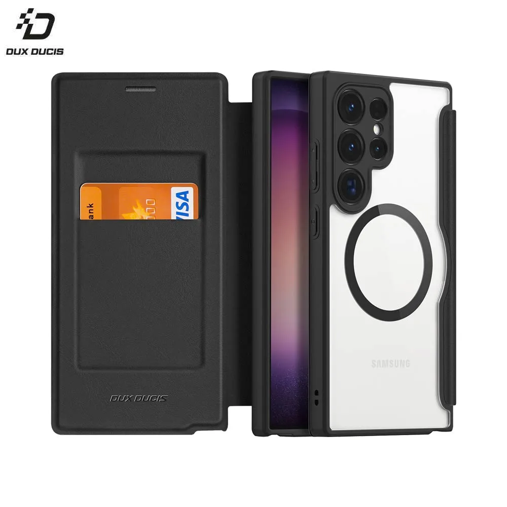Housse de Protection Skin X Pro Dux Ducis pour Samsung Galaxy S24 Ultra 5G S928 MagSafe Noir