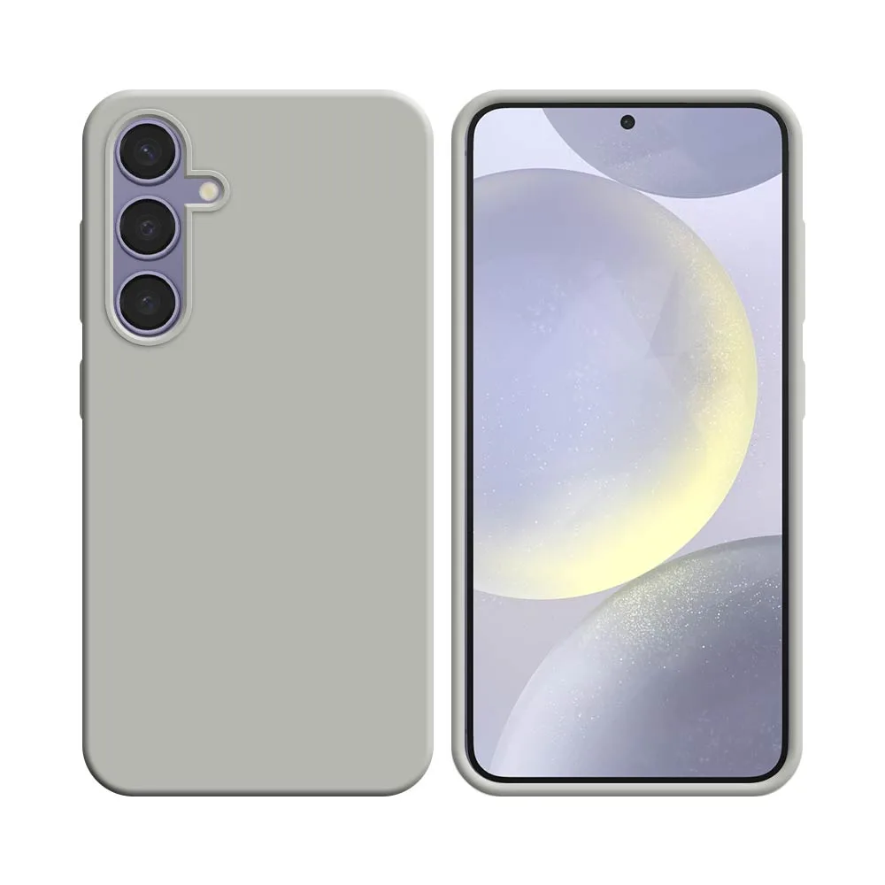 Coque Silicone Compatible pour Samsung Galaxy S24 5G S921 Blanc — vue 2