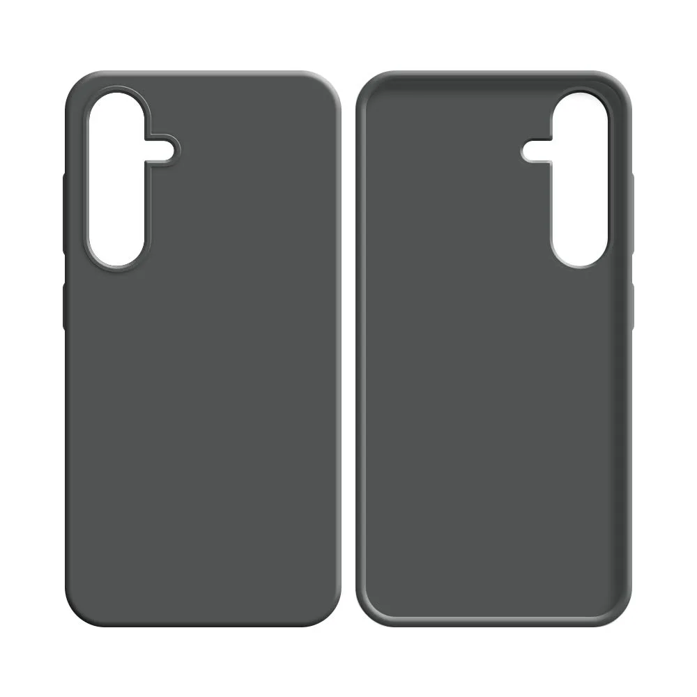 Coque Silicone Compatible pour Samsung Galaxy S24 5G S921 Gris — vue 2