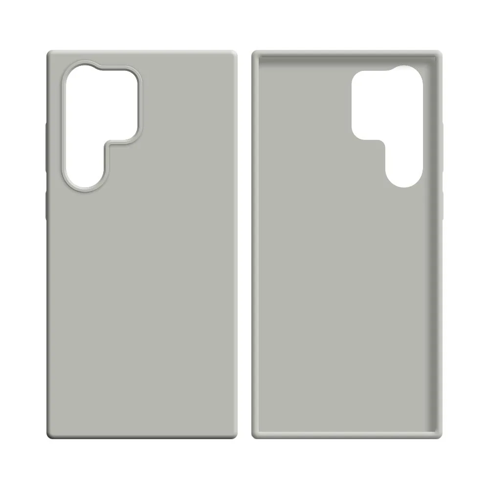 Coque Silicone Compatible pour Samsung Galaxy S22 Ultra S908 Blanc — vue 2