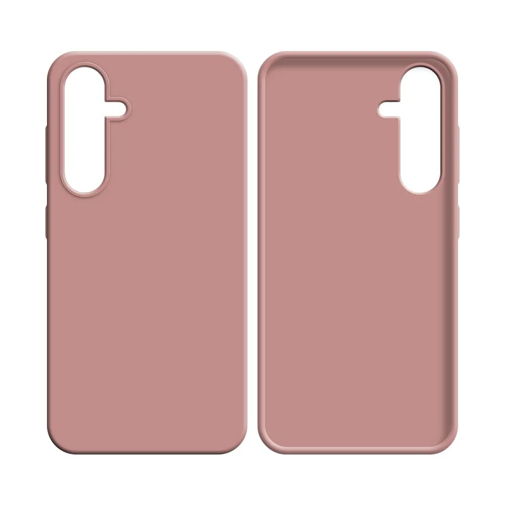 Coque Silicone Compatible pour Samsung Galaxy S23 FE S711 (#17) Rose — vue 2