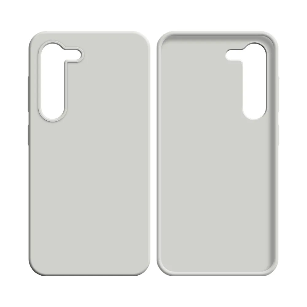 Coque Silicone Compatible pour Samsung Galaxy S23 Plus 5G S916 Blanc — vue 2