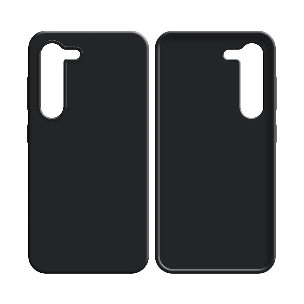 Coque Silicone Compatible pour Samsung Galaxy S23 Plus 5G S916 Gris — vue 2