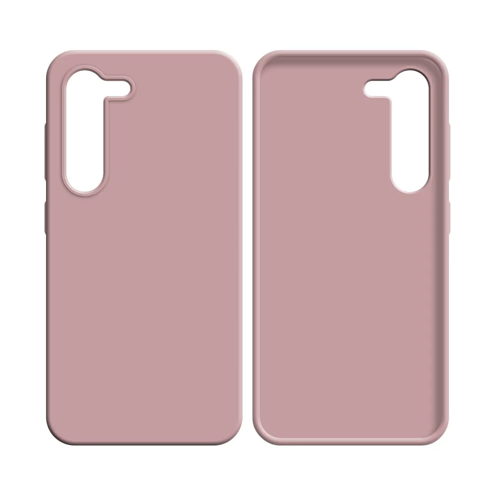 Coque Silicone Compatible pour Samsung Galaxy S23 Plus 5G S916 Rose — vue 2