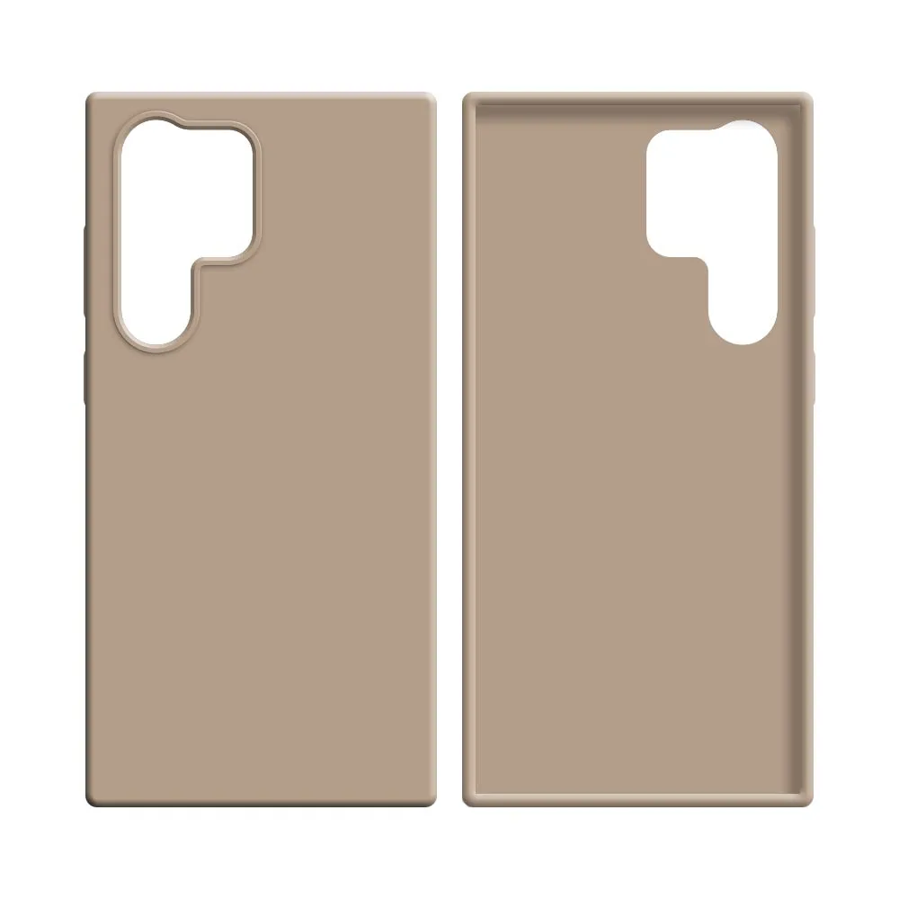 Coque Silicone Compatible pour Samsung Galaxy S23 Ultra 5G S918 Rose Gold — vue 2