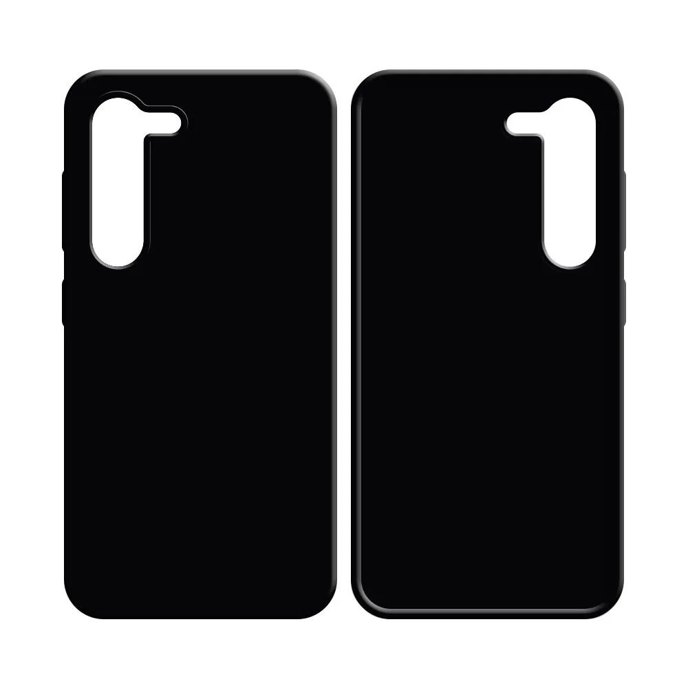 Coque Silicone Compatible pour Samsung Galaxy S23 5G S911 Noir — vue 2
