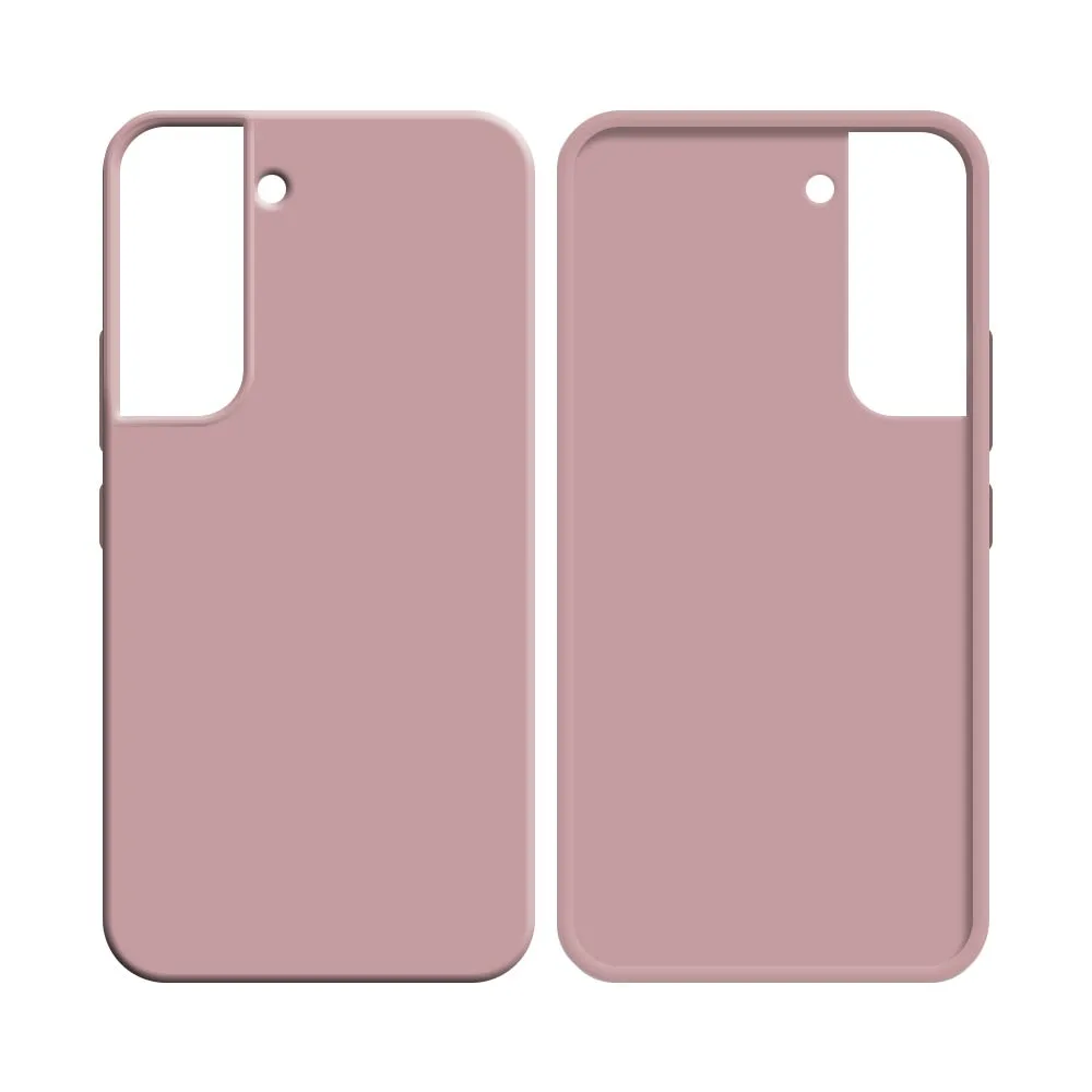Coque Silicone Compatible pour Samsung Galaxy S22 Plus S906 Rose — vue 2