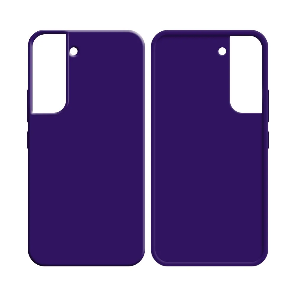 Coque Silicone Compatible pour Samsung Galaxy S21 Plus 5G G996 Mauve — vue 2