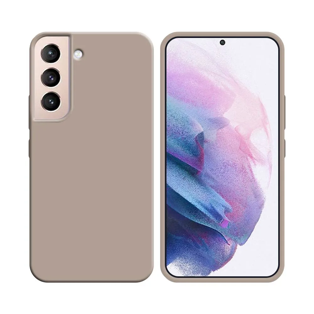 Coque Silicone Compatible pour Samsung Galaxy S21 5G G991 Rose Gold — vue 2