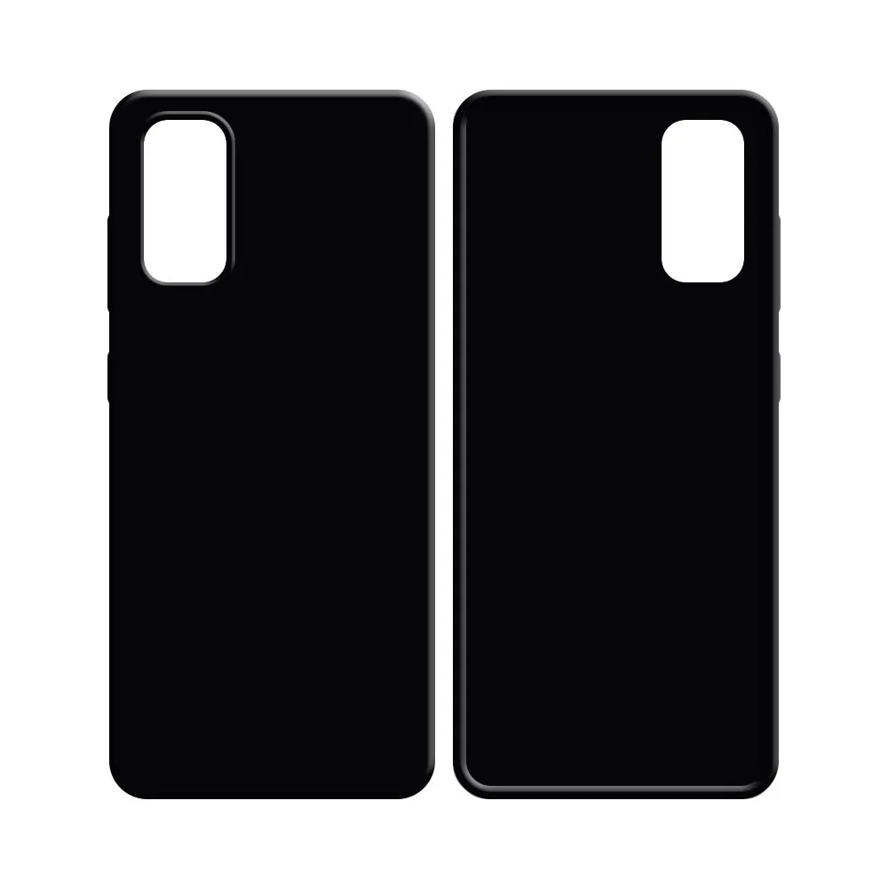 Coque Silicone Compatible pour Samsung Galaxy S20 G980 & S20 5G G981 Noir — vue 2