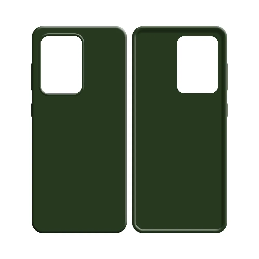 Coque Silicone Compatible pour Samsung Galaxy S20 Ultra G988 Vert Foncé — vue 2