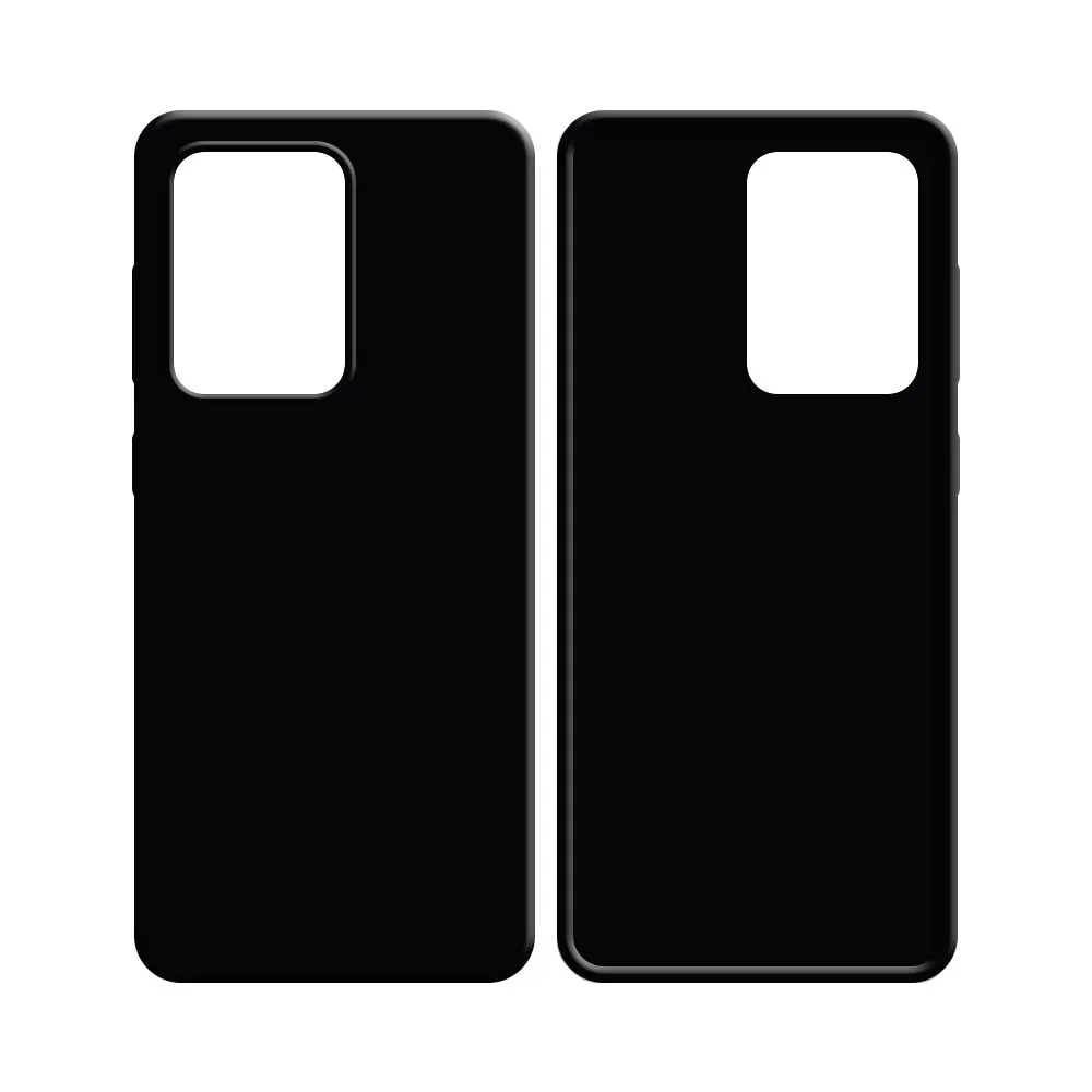 Coque Silicone Compatible pour Samsung Galaxy S20 Ultra G988 Noir — vue 2