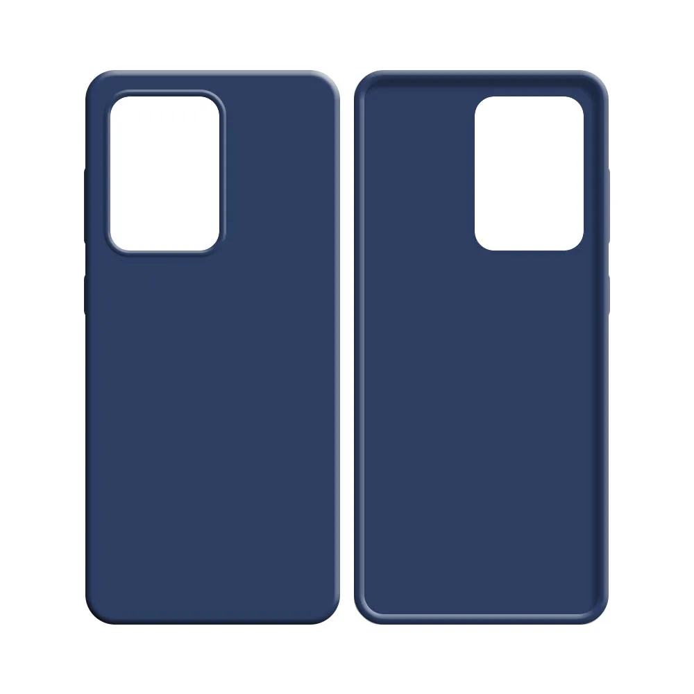 Coque Silicone Compatible pour Samsung Galaxy S20 Ultra G988 Bleu Marine — vue 2