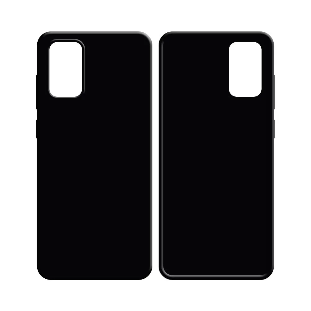 Coque Silicone Compatible pour Samsung Galaxy S20 Plus 5G G986 & S20 Plus G985 Noir — vue 2
