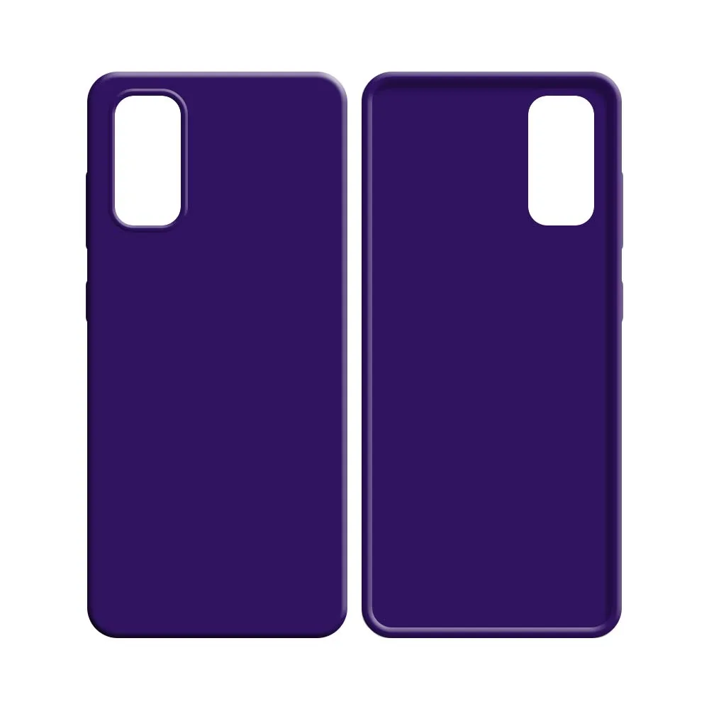 Coque Silicone Compatible pour Samsung Galaxy S20 FE 5G G781 & S20 FE 4G G780 Mauve — vue 2