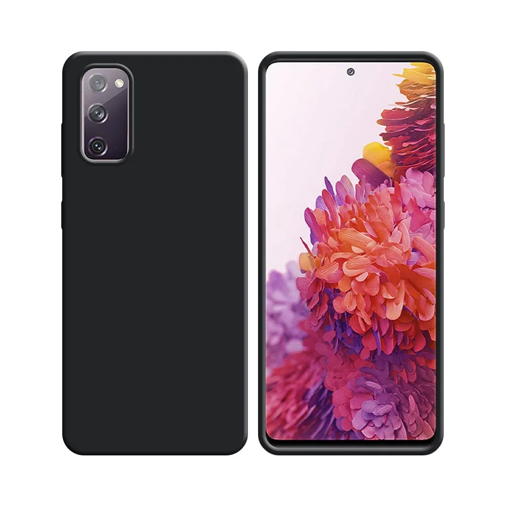 Coque Silicone Compatible pour Samsung Galaxy S20 FE 5G G781 & S20 FE 4G G780 Gris