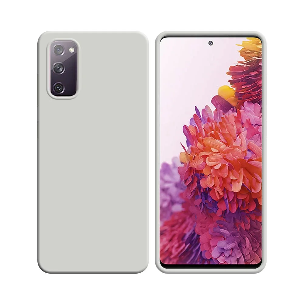 Coque Silicone Compatible pour Samsung Galaxy S20 FE 5G G781 & S20 FE 4G G780 Blanc