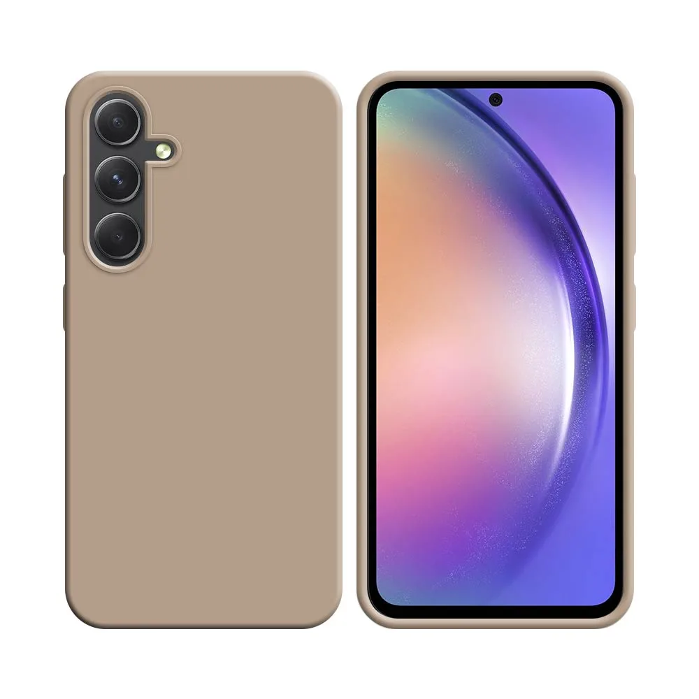 Coque Silicone Compatible pour Samsung Galaxy A54 5G A546 Rose Gold
