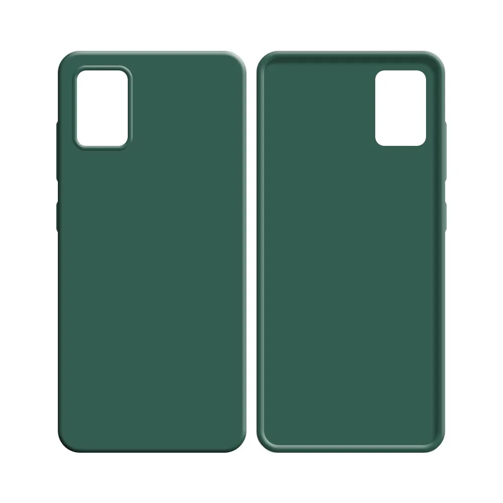 Coque Silicone Compatible pour Samsung Galaxy A51 A515 Vert Foncé